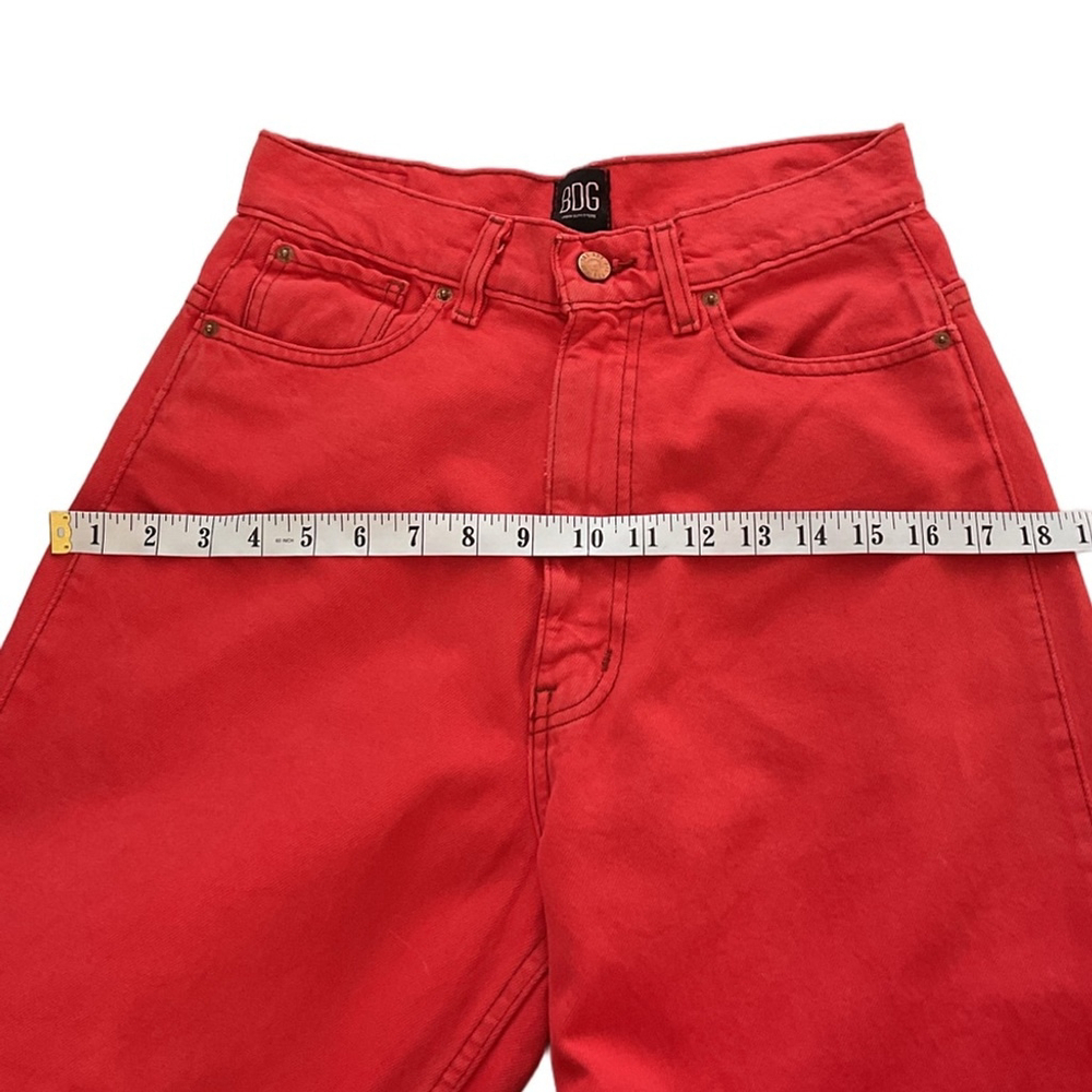 BDG High-Rise Extreme Baggy Orange Jeans, size 26 - Picture 13 of 15